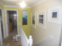 The stairs and landing after the work was completed (2013)