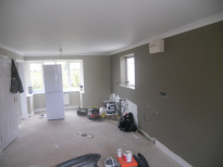 The Kitchen/Diner painted (2013)